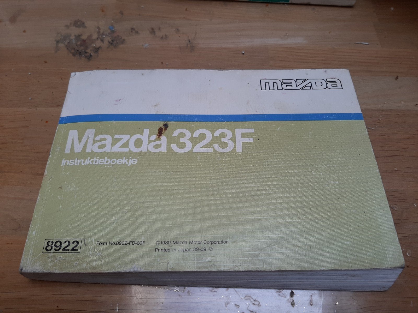 Mazda 323F Instructieboekje - Origineel uit 1989, Ophalen of Verzenden