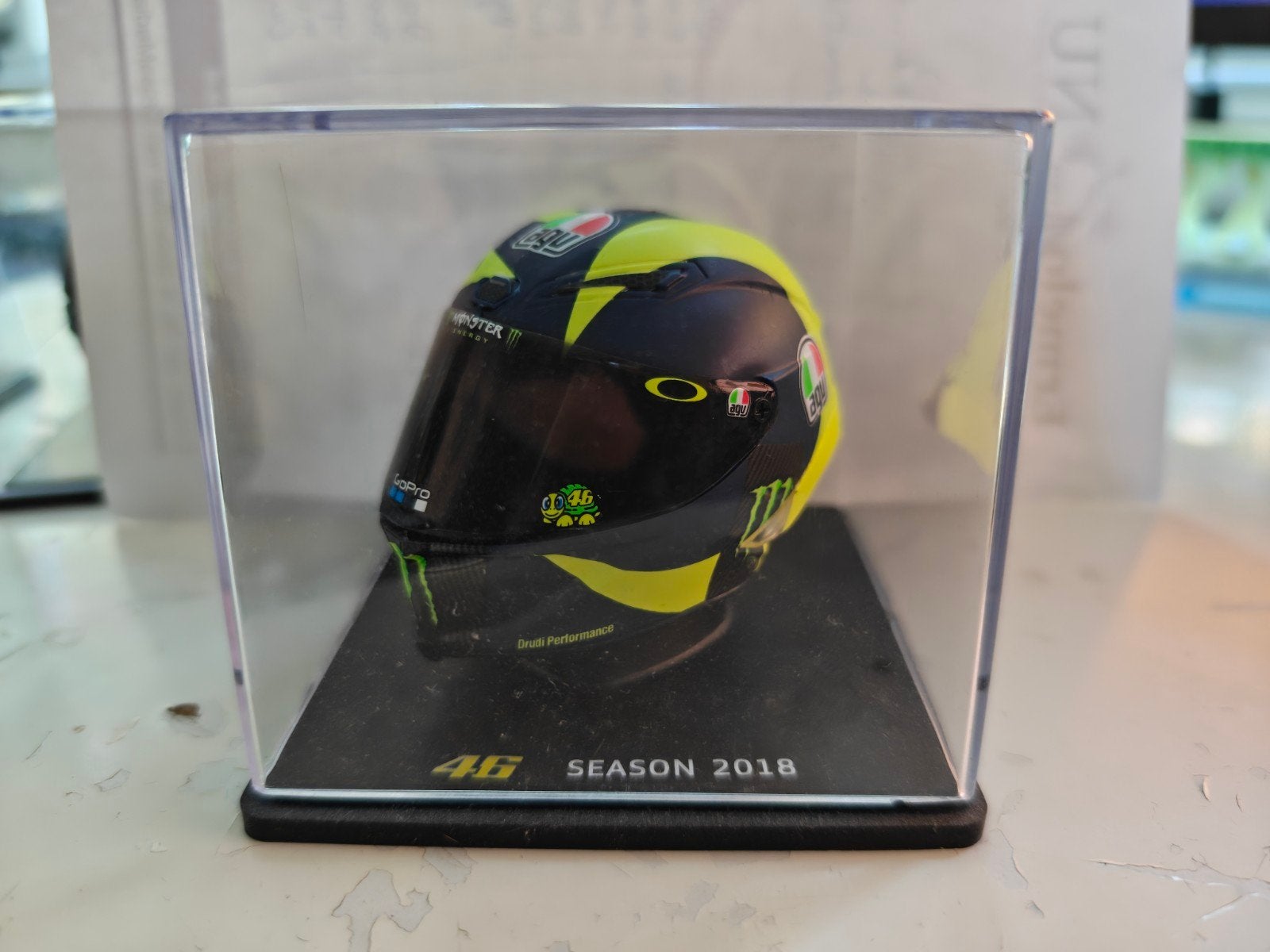 Valentino Rossi AGV Helm Schaal 1:5 - Diverse Modellen, Ophalen of Verzenden, Zo goed als nieuw, Motor