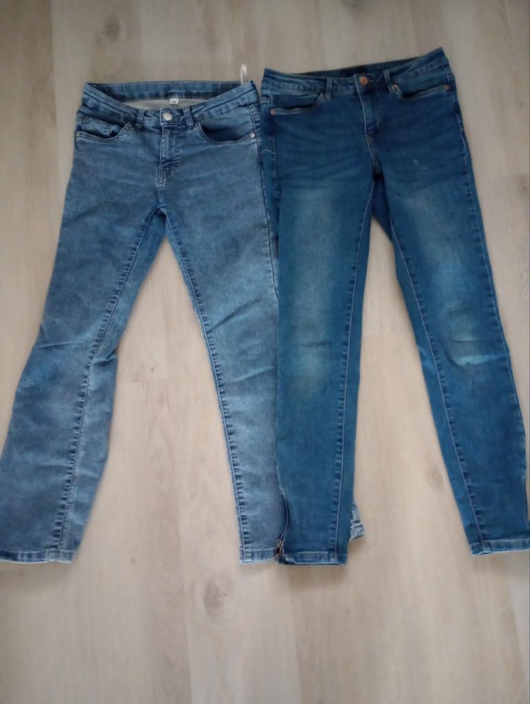 Meisjes jeans 146, Kinderen en Baby's, Kinderkleding | Maat 146, Ophalen of Verzenden, Zo goed als nieuw, Meisje, Broek