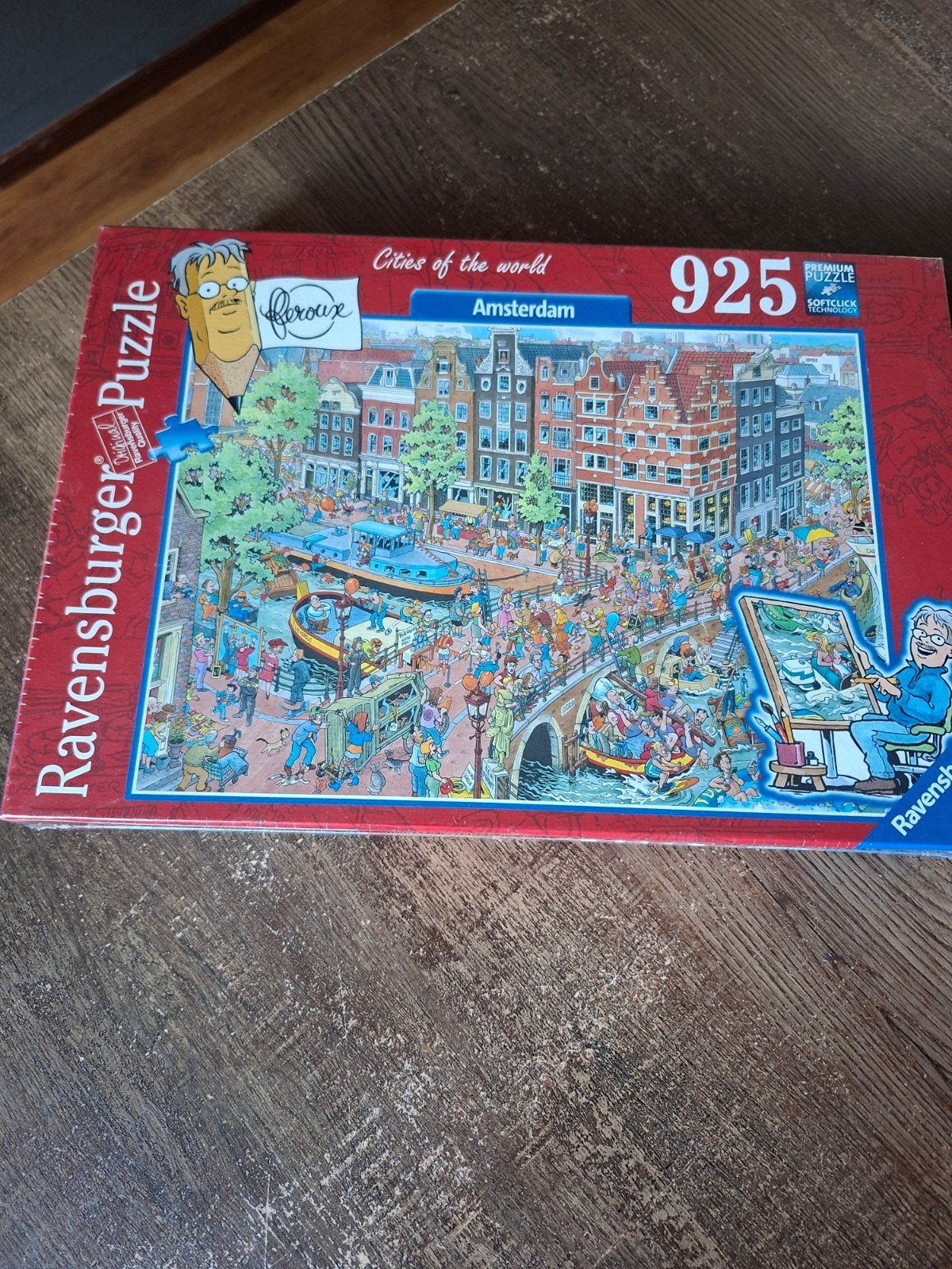 Ravensburger Legpuzzel Amsterdam 925 stukjes, Ophalen of Verzenden, 500 t/m 1500 stukjes, Nieuw, Legpuzzel