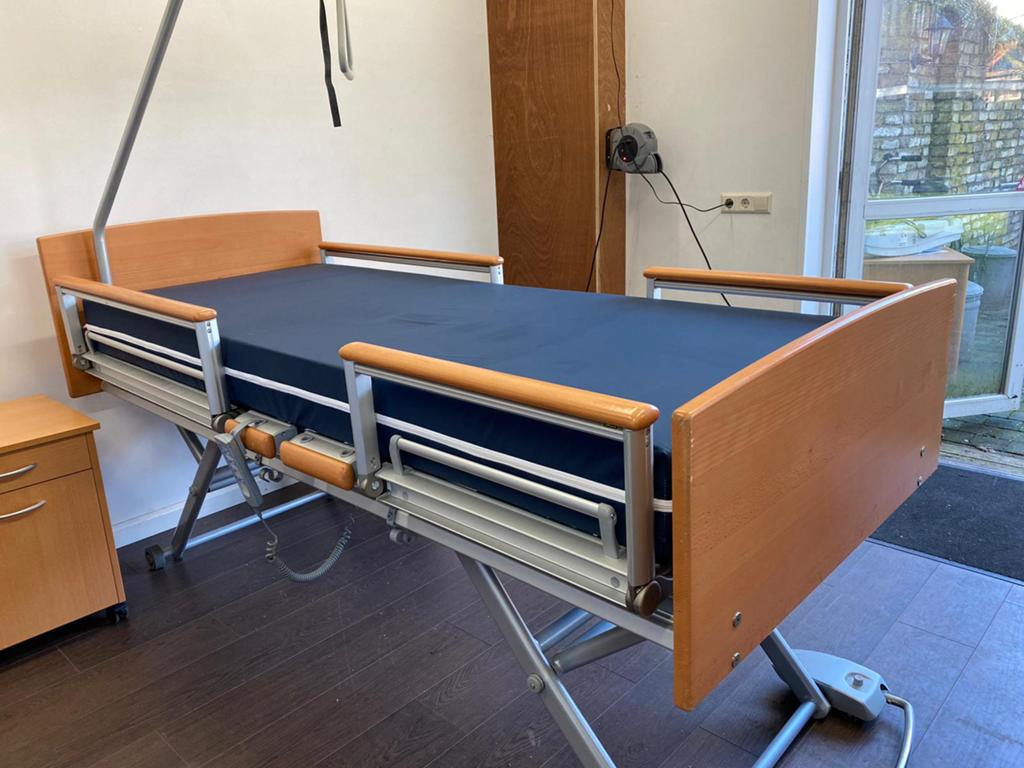 Hoog laag bed extra laag matrasmaat 90x200, Ophalen, Gebruikt