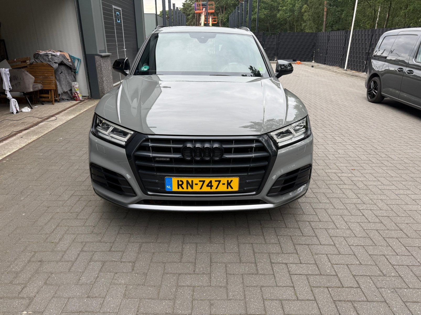 Audi Q5 Competion Quantum Grey, Auto's, Automaat, Zwart, Leder, Vierwielaandrijving