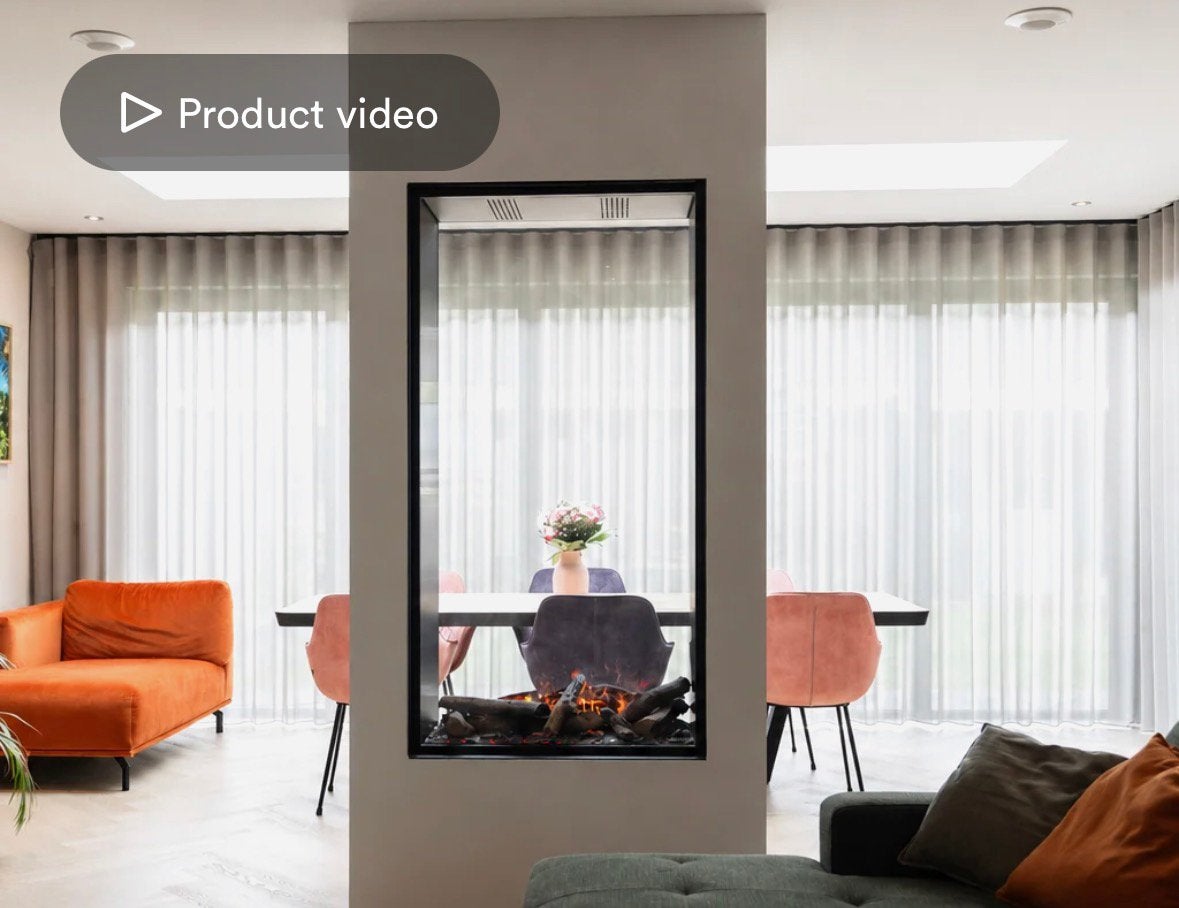 Openhaard luxe Glen Dimplex E-Matrix, Deurkozijn, Zo goed als nieuw, Hout, Ophalen