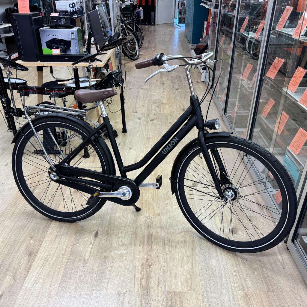 Union Curb Damesfiets Zwart | Zeer Nette Staat, Flex Ltd., Zo goed als nieuw, https://flex.com/contact-us, Nobelstraat 10, 5807 GA Oostrum LB, Limburg, Nederland