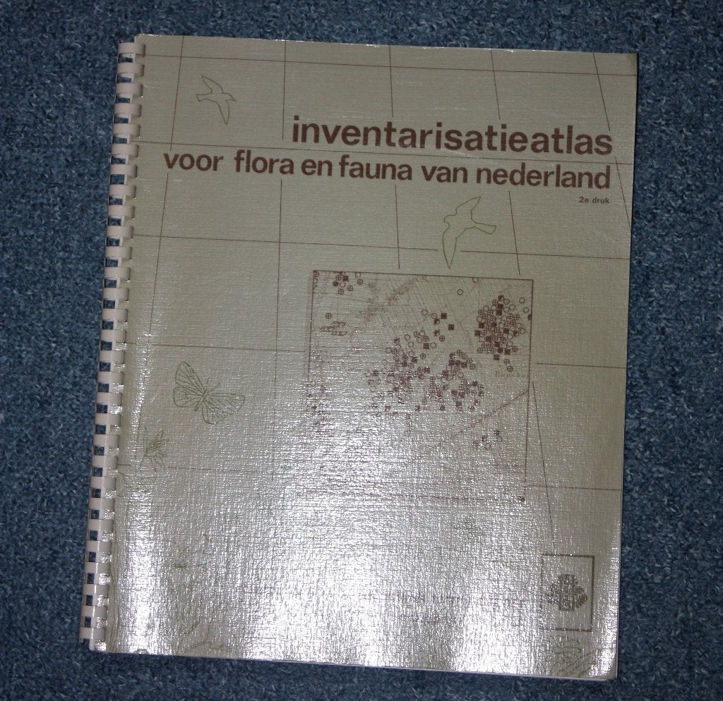 Inventarisatieatlas Nederland, SBB voor flora en fauna, Ophalen of Verzenden, 1800 tot 2000, Nederland, Landkaart