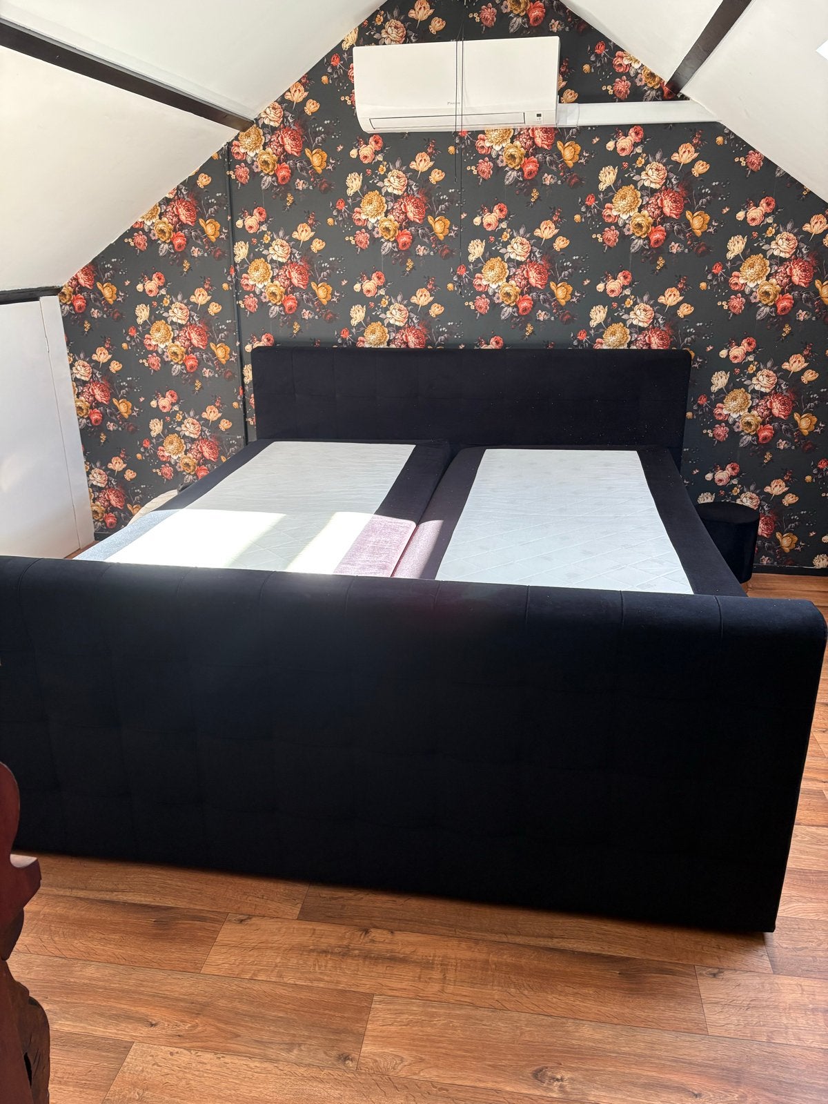 Miodormio Pocket II Boxspring 180x200, Ophalen, Zwart, Tweepersoons, Zo goed als nieuw