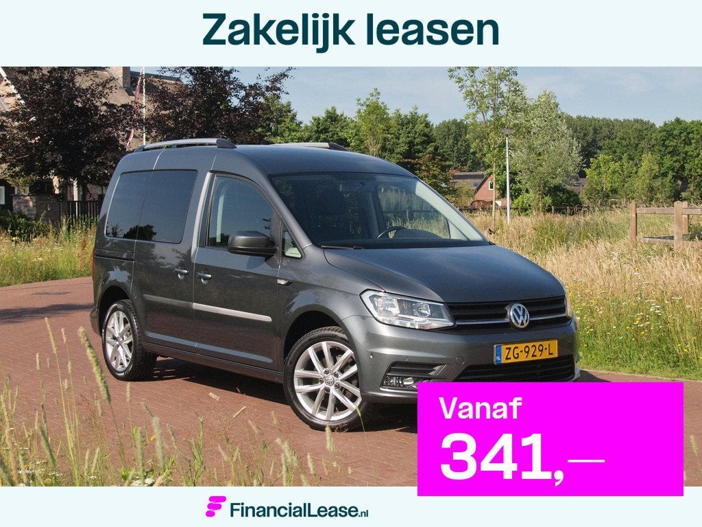 Volkswagen Caddy 1.0 TSI Trendline 7p 7-Persoons | Dubbele S, Stof, Gebruikt, 7 stoelen, Handgeschakeld