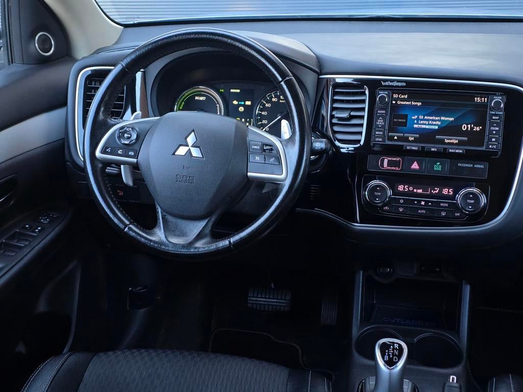 Mitsubishi Outlander 2.0 PHEV Executive Edition Apk |Nap |Cl, 4 cilinders, Blauw, Leder en Stof, Vierwielaandrijving