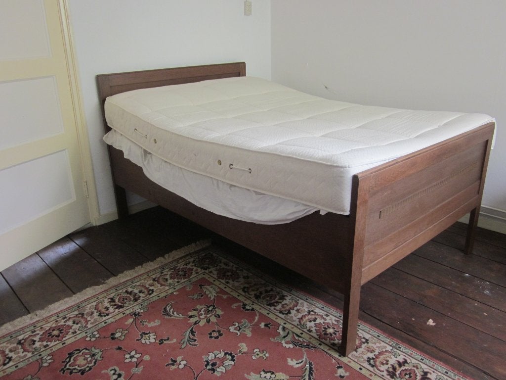 antieke eiken bed, Ophalen