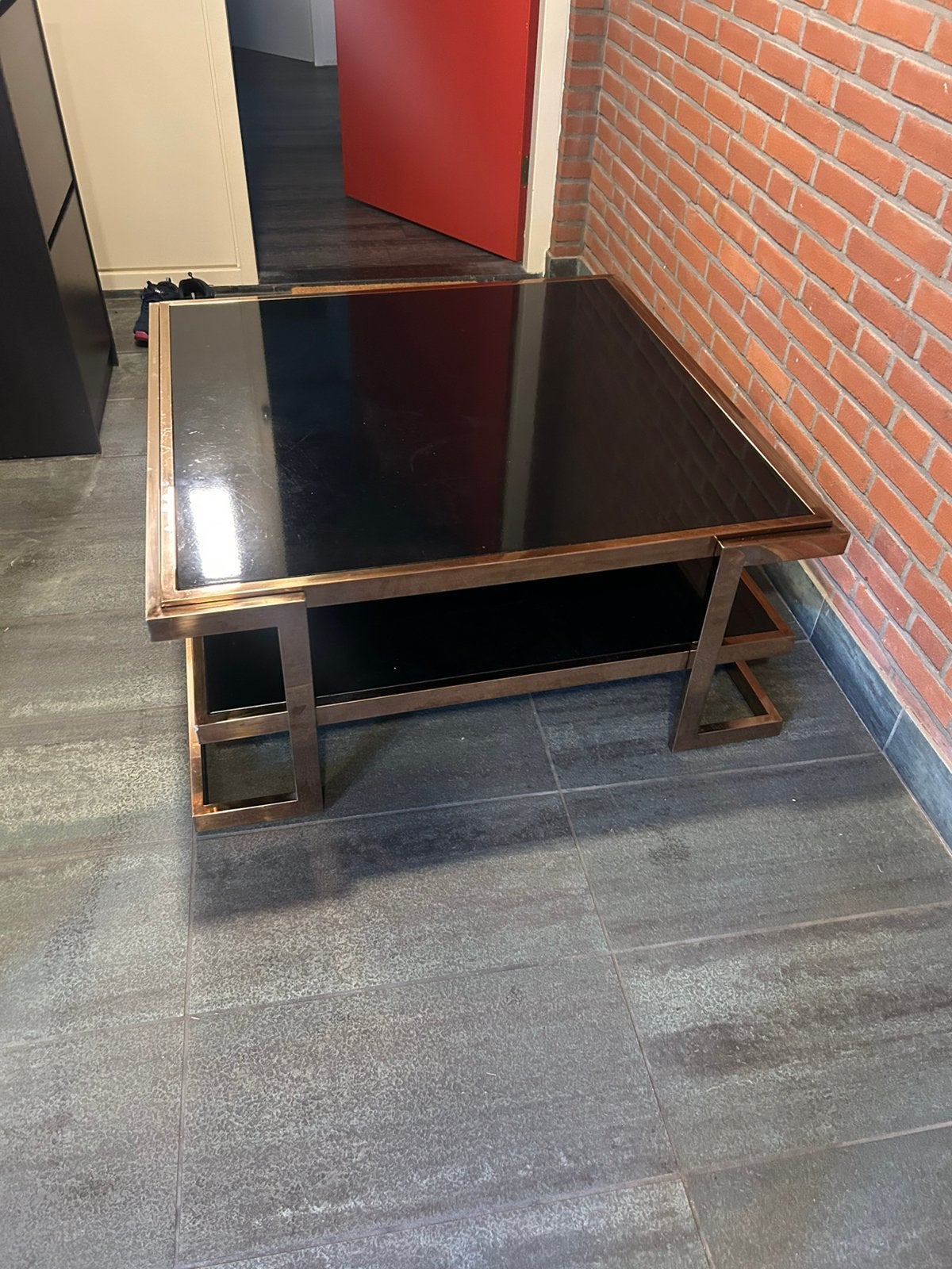 Salontafel, Huis en Inrichting, Ophalen, 100 tot 150 cm, 50 tot 100 cm, Zo goed als nieuw