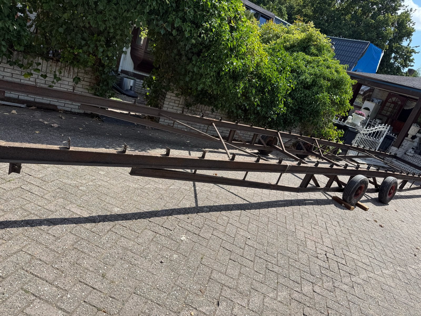 Chassis voor woonwagen, chalet of stacaravan met wielen, Caravans en Kamperen, Ophalen