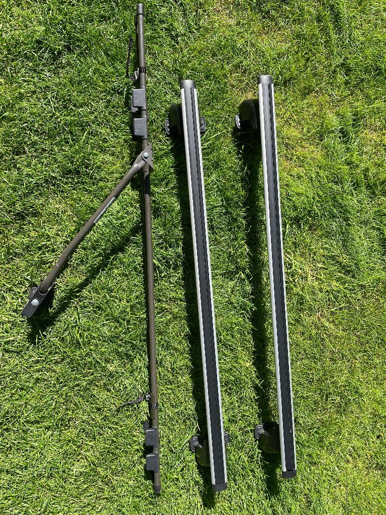 BMW 3serie dakdrager E36 + fietsdrager voor normale fiets, Ophalen, Gebruikt