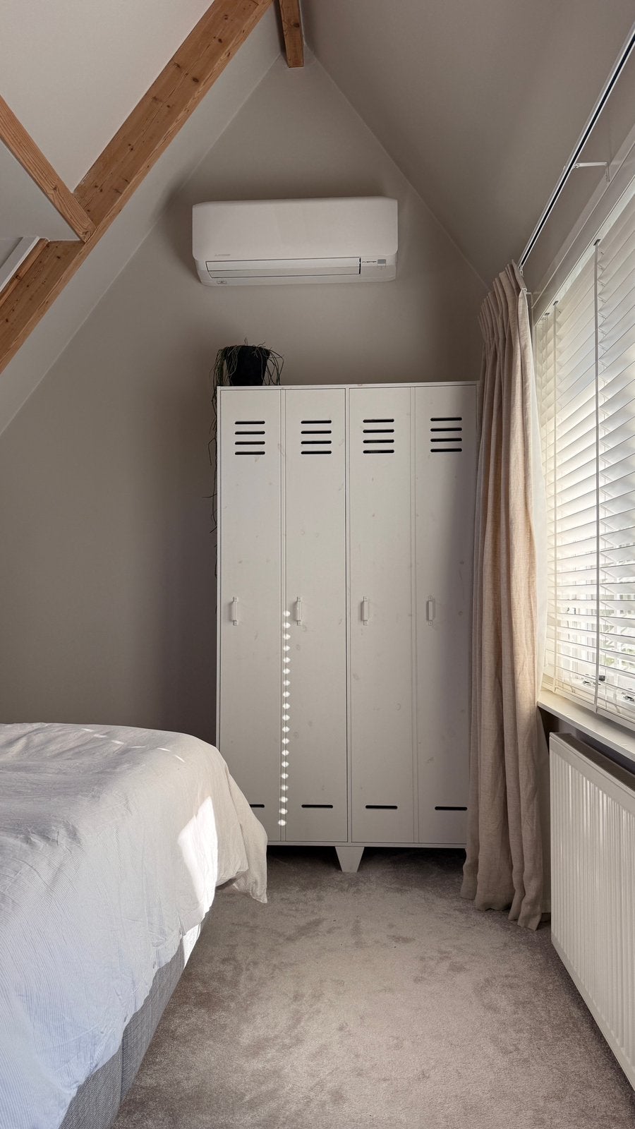 Zgan WOOOD Lockerkast Stijn Wit 187x103x40 cm, Huis en Inrichting, Ophalen, Zo goed als nieuw