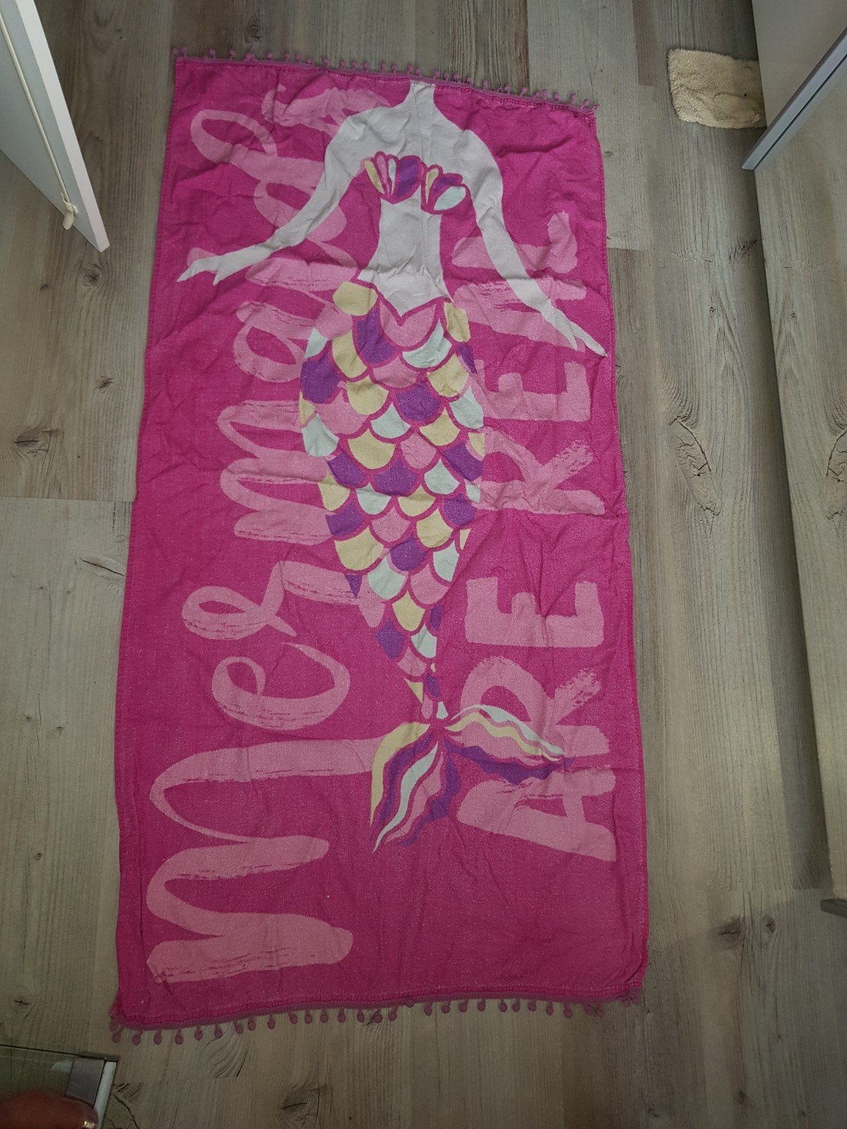 Leuke kinderhanddoek (zeemermin), Ophalen of Verzenden, Zo goed als nieuw, Meisje, Overig