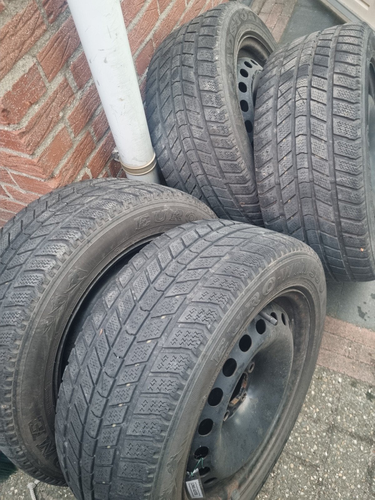 velgen met winterbanden opel astra h, Ophalen, Gebruikt