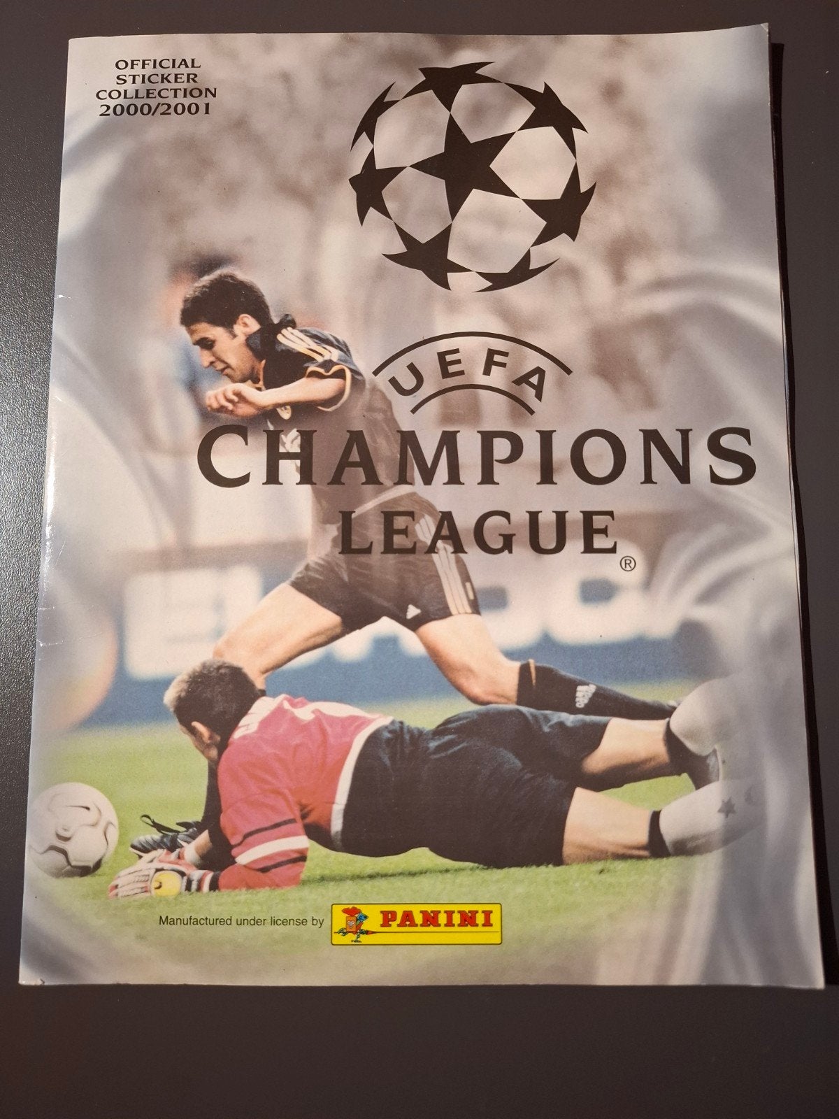 Panini UEFA Champions League 2000/2001 Stickerboek, Ophalen of Verzenden, Gebruikt, Buitenlandse clubs, Boek of Tijdschrift