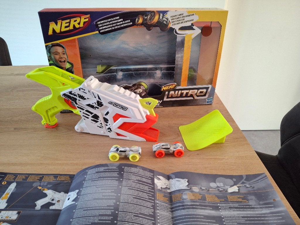 Nerf Nitro Aerofury Ramp Rage, Ophalen of Verzenden, Gebruikt, Jongen of Meisje