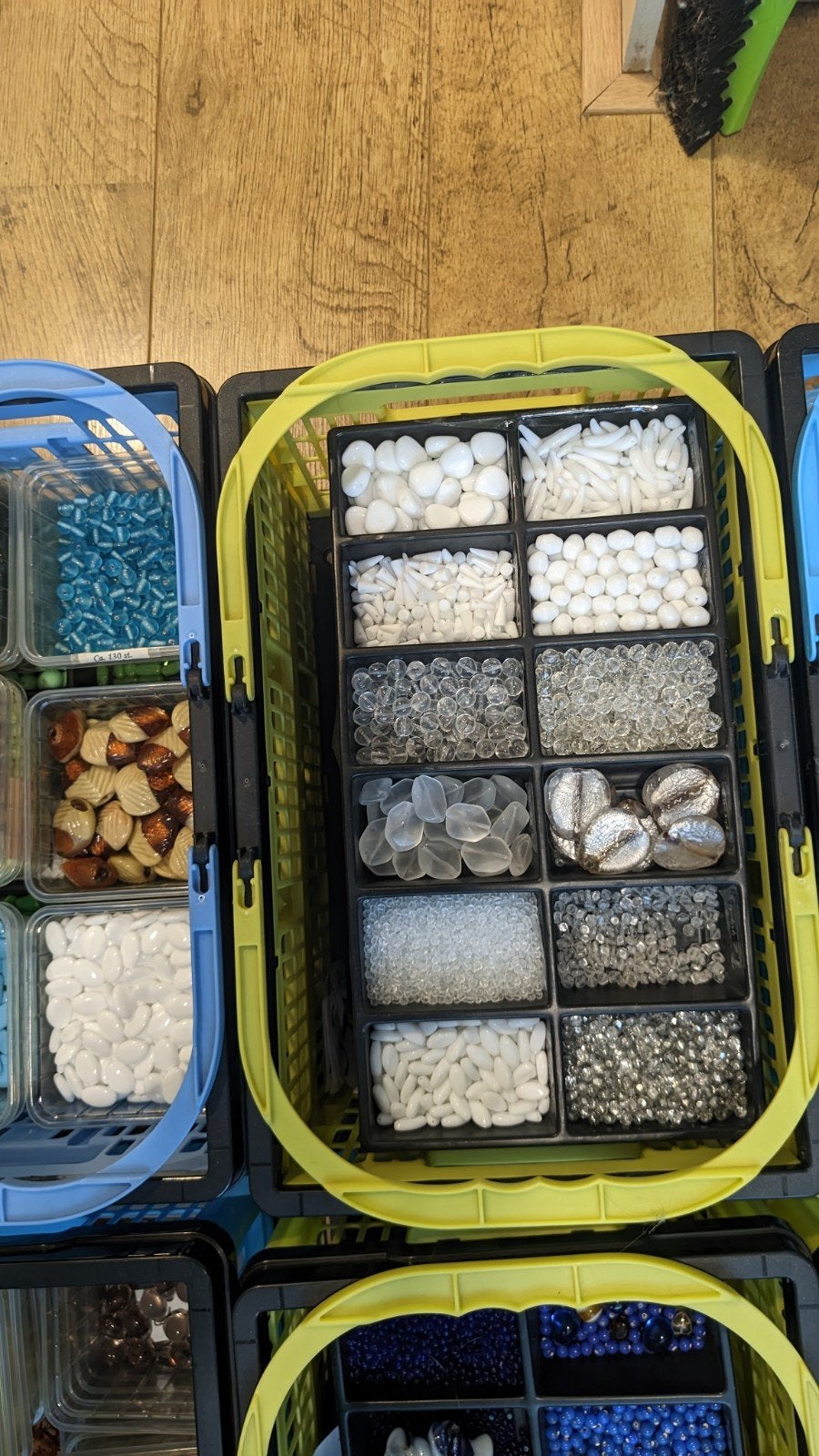 Grote sortering Tsjechische glaskralen, Ophalen, Nieuw, Kraal