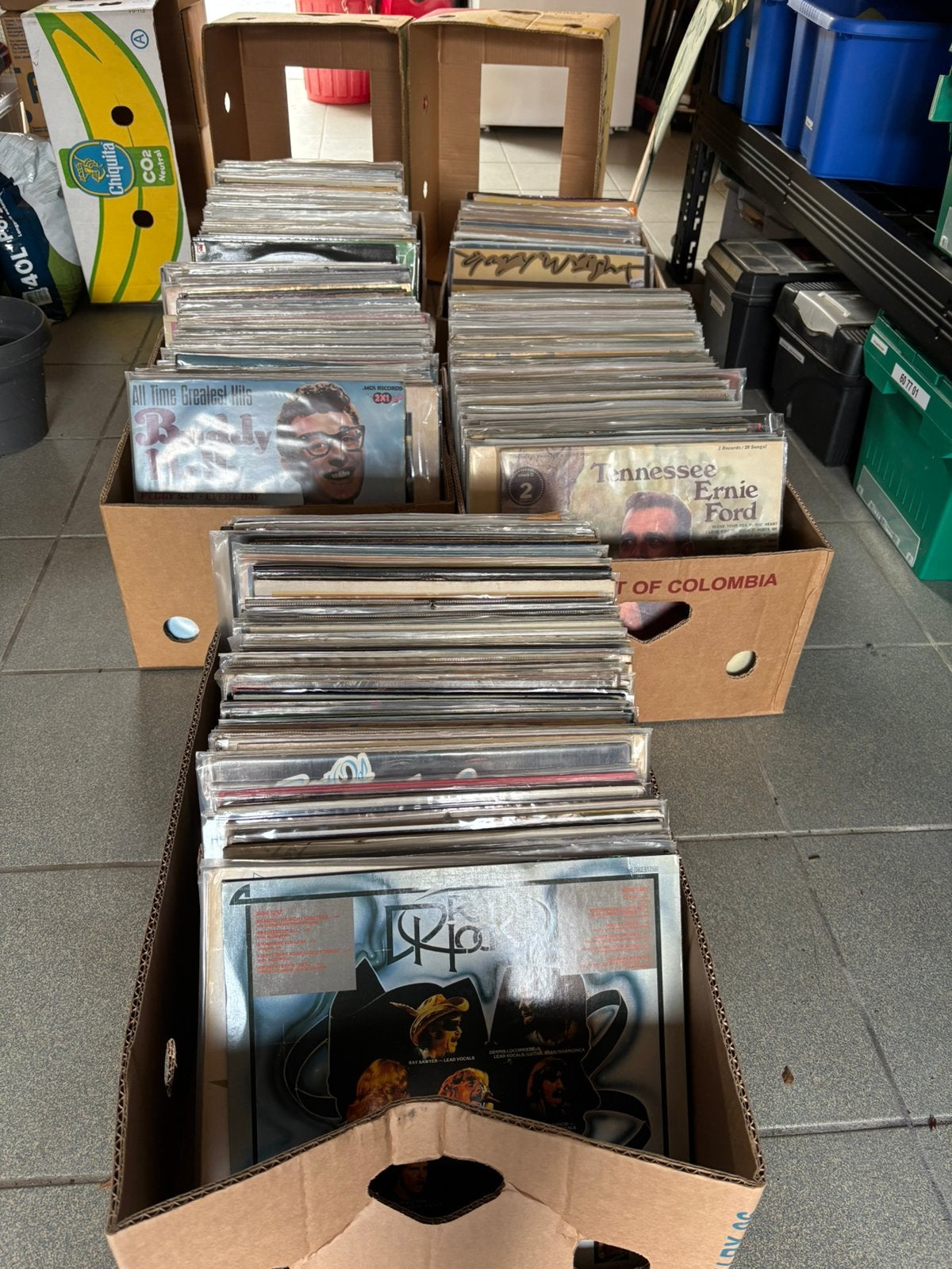 Elpees 5 dozen vol, Ophalen, Zo goed als nieuw, Overige formaten, Overige typen