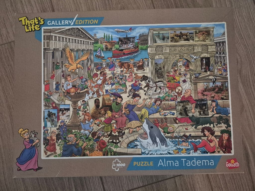 That's life Gallery puzzel 1000 stukjes - Alma Tadema, Ophalen, 500 t/m 1500 stukjes, Gebruikt, Legpuzzel