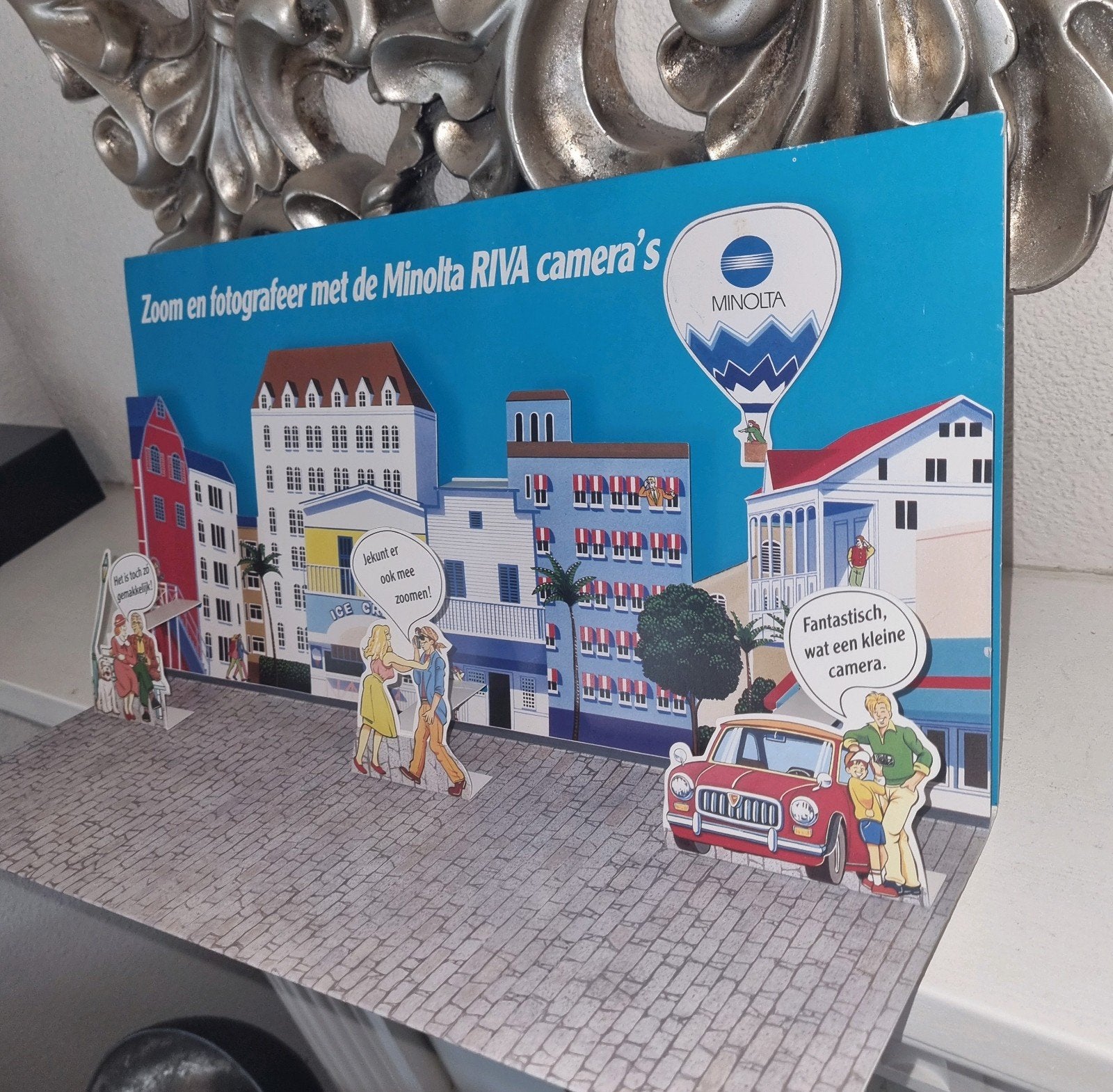 Vintage Minolta Riva 3D Toonbankdisplay Jaren '90, Ophalen of Verzenden, Gebruikt, Overige typen