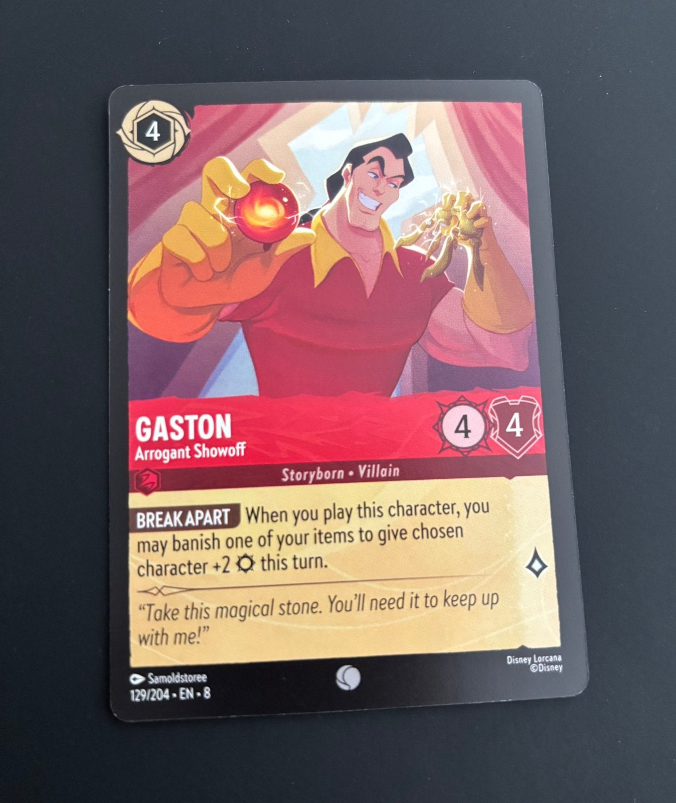 Reign of Jafar - Gaston - 129/204 EN-8, Ophalen of Verzenden, Nieuw, Losse kaart