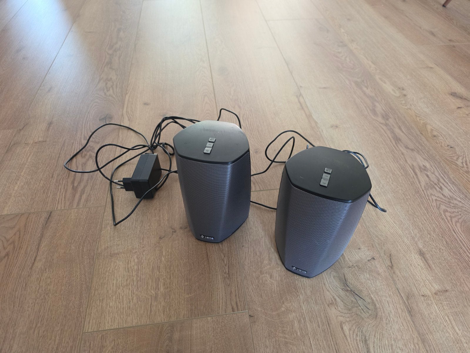 2x Denon Heos 1 HS2 speakers (bekabeld), AUX-ingang, Ophalen of Verzenden, Gebruikt, Draagbare speaker