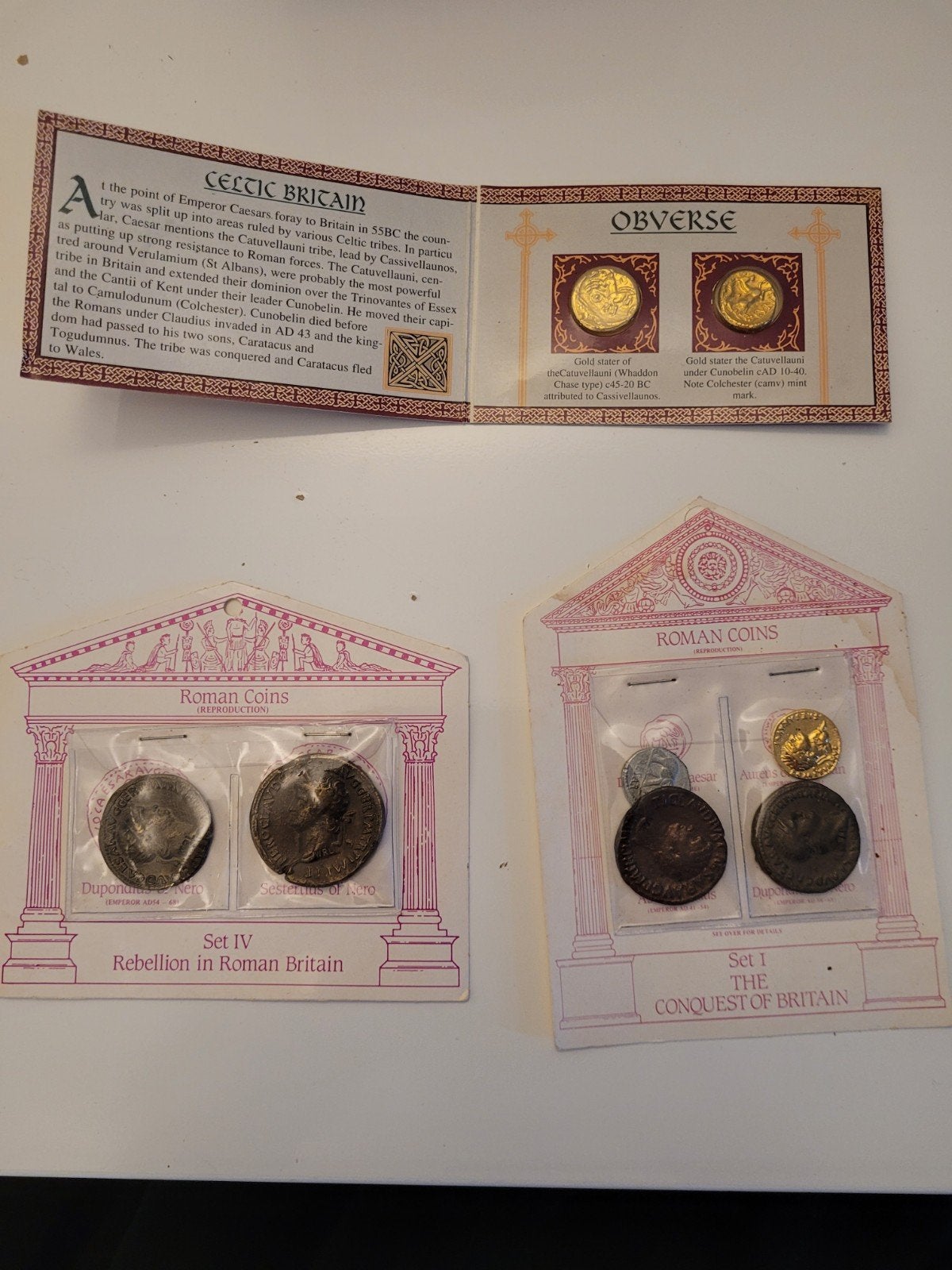 Romeinse Munten Reproducties - Set I & IV, Ophalen of Verzenden, Overige typen