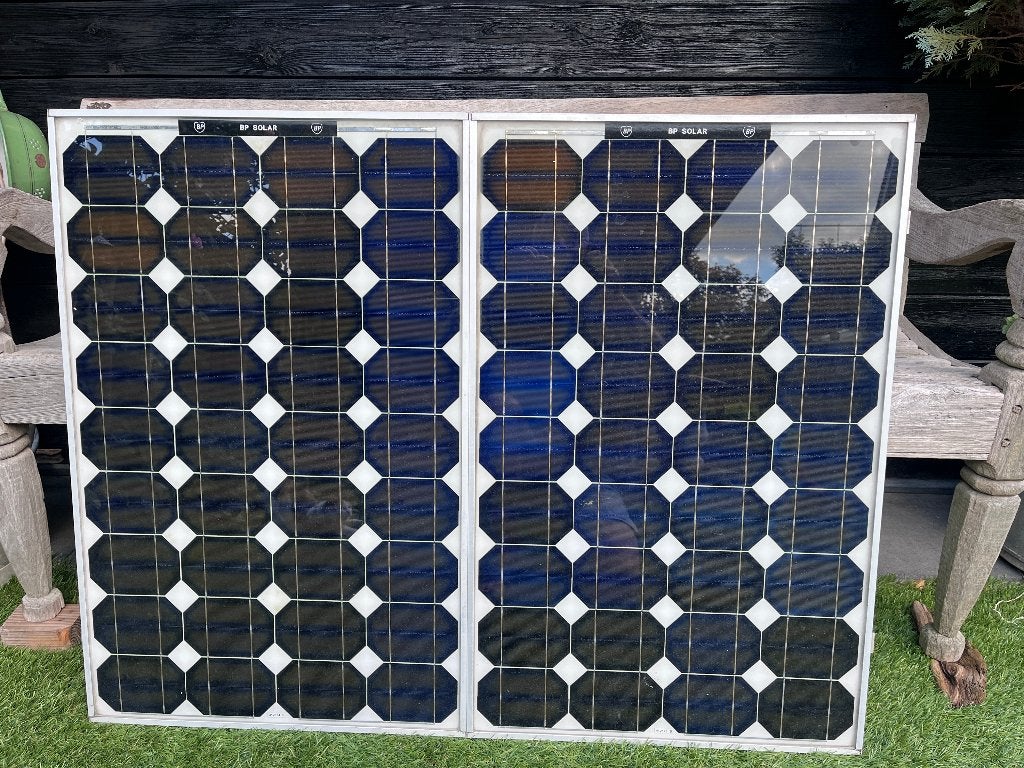 Zonnepanelen set 2 stuks in prijs verlaagd, Doe-het-zelf en Verbouw, Zonnepanelen en Toebehoren, Ophalen, Gebruikt, Paneel, Minder dan 100 wattpiek