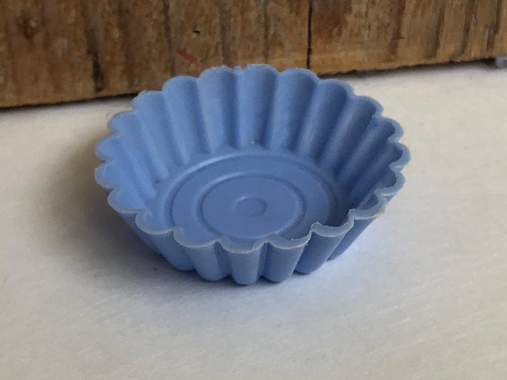 Barbie vintage blauwe quiche schaal, Ophalen of Verzenden, Zo goed als nieuw, Toebehoren