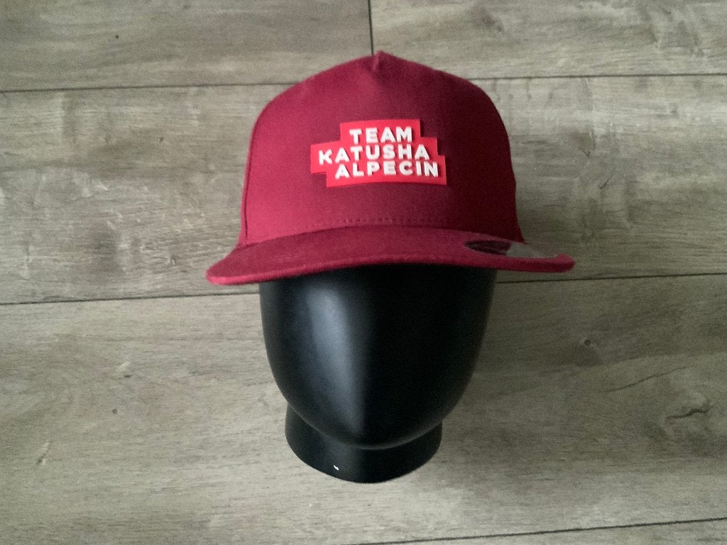 Team Katusha Alpecin Pet Cap Snapback Rood - Nieuw, Nieuw, Pet, Team Katusha Alpecin, One size fits all