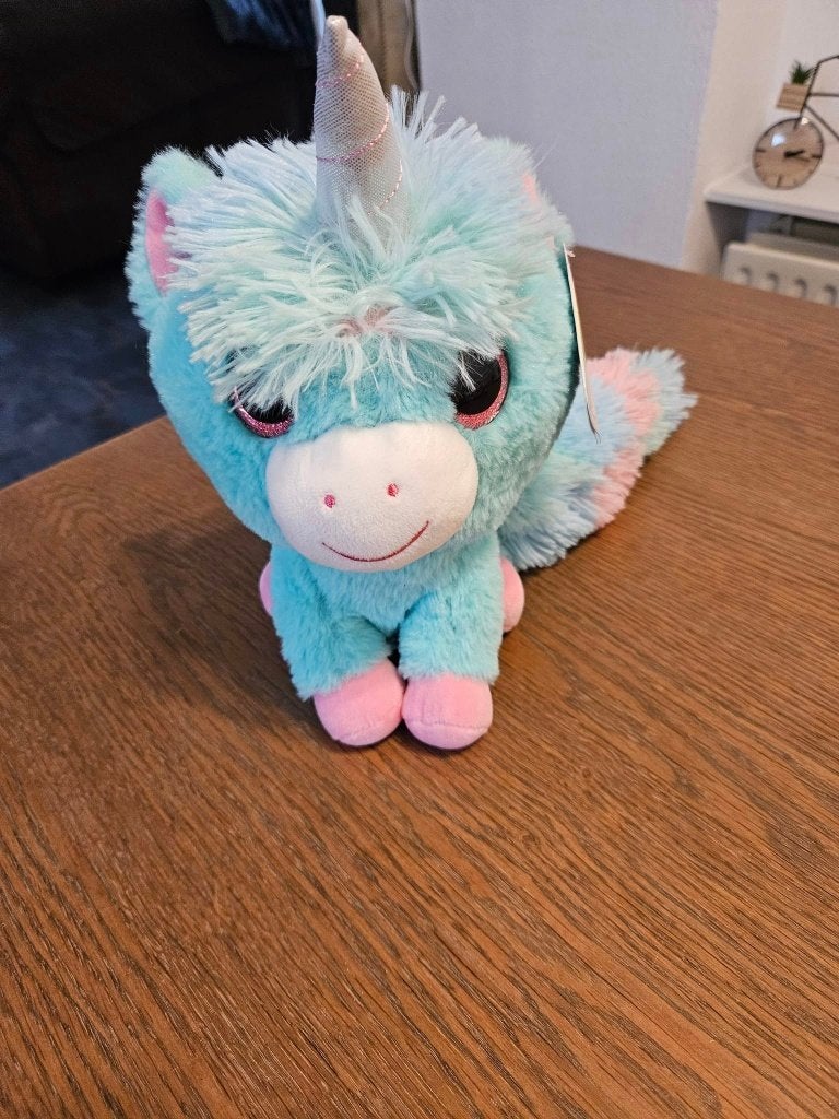 Schattige Eenhoorn Knuffel (dv13), Kinderen en Baby's, Speelgoed | Knuffels en Pluche, Eenhoorn, Ophalen of Verzenden, Zo goed als nieuw