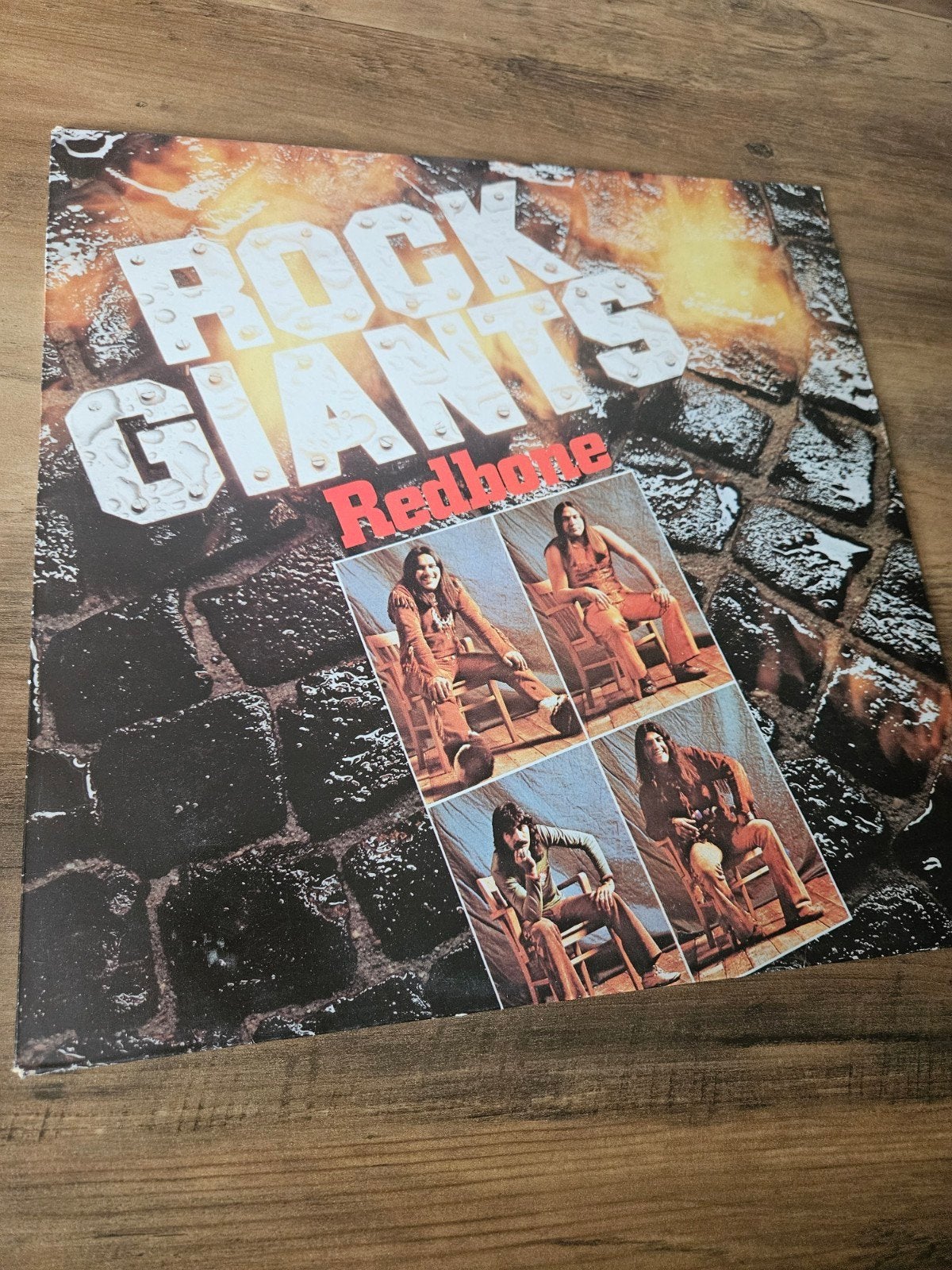 Rock Giants Redbone LP - CBS 54443 (1982), Gebruikt, 1980 - 1989, Ophalen of Verzenden, Complilatie