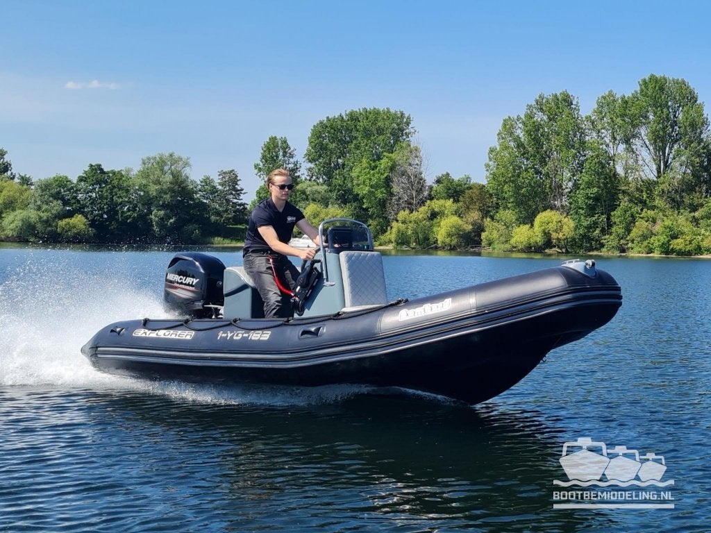 Bombard 500 explorer 2018, Mercury 50 pk, incl. trailer., Watersport en Boten, Gebruikt, Bombard, 5 m, 2 m