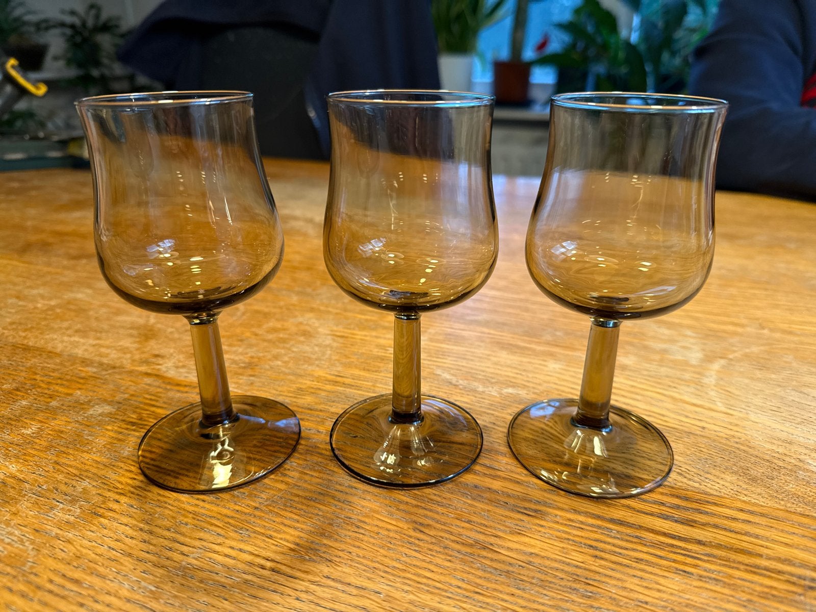 Set van 3 vintage luminarc rookglazen, wijnglazen, Ophalen of Verzenden
