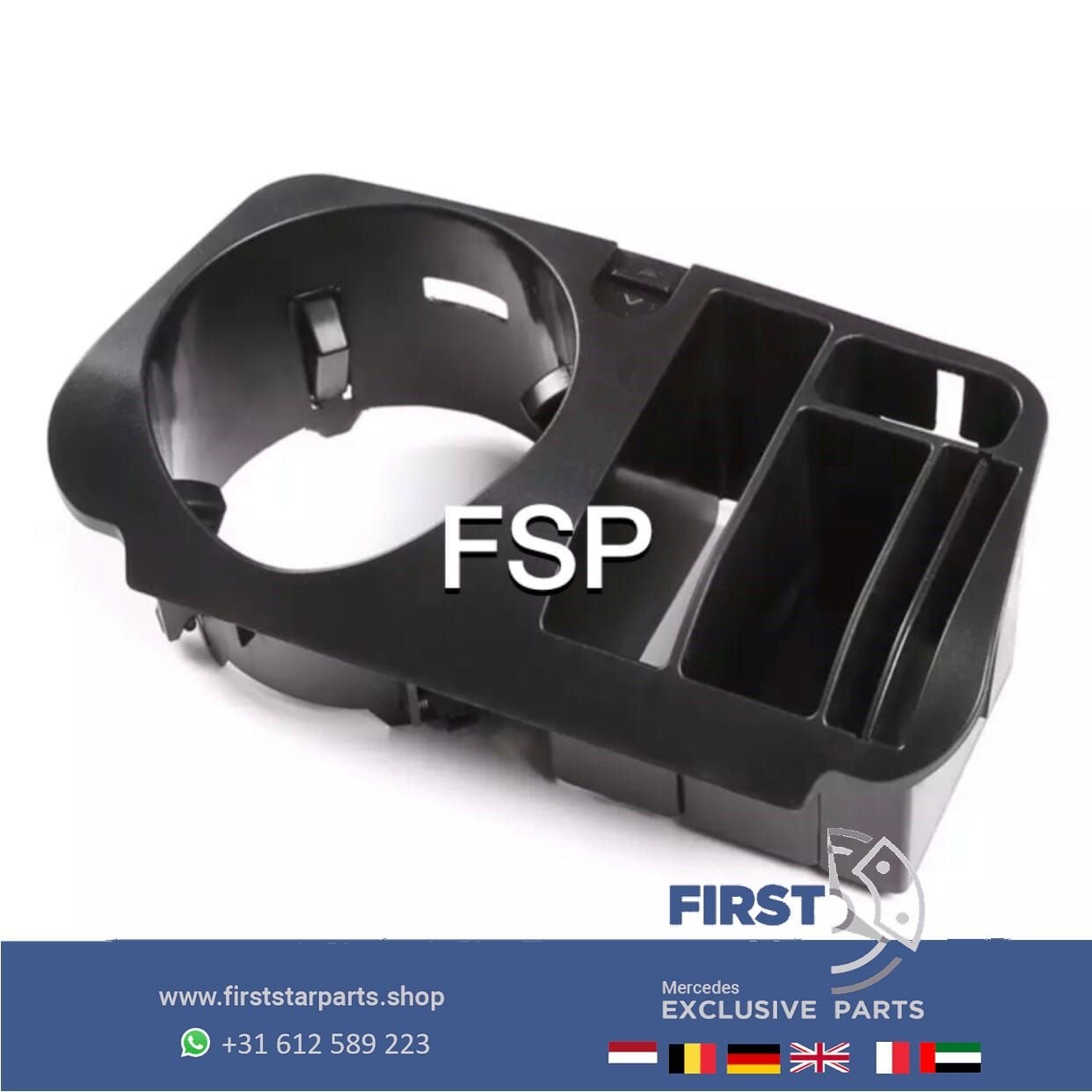 W205 W213 W238 W253 BEKERHOUDER / TELEFOONHOUDER Mercedes C, Gebruikt, -, Ophalen of Verzenden, -