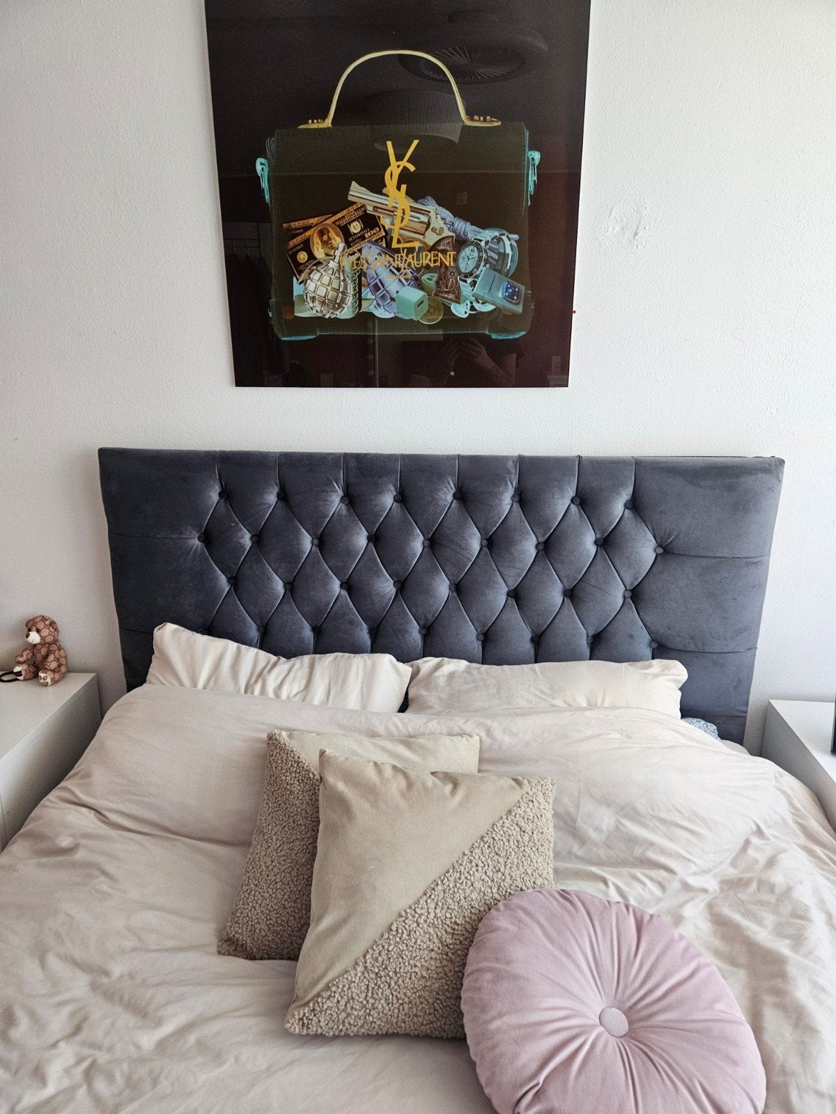 zgan nieuw bed, Ophalen, Tweepersoons, Zo goed als nieuw, 160 cm