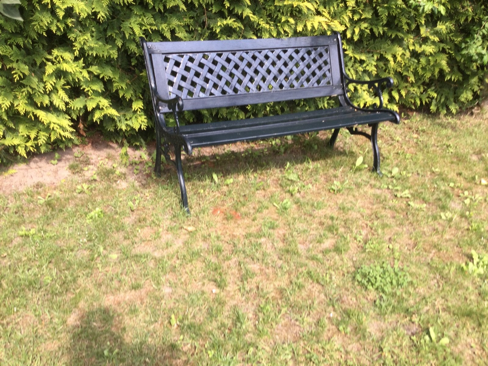Tuinbank, Ophalen, Gebruikt, Hout