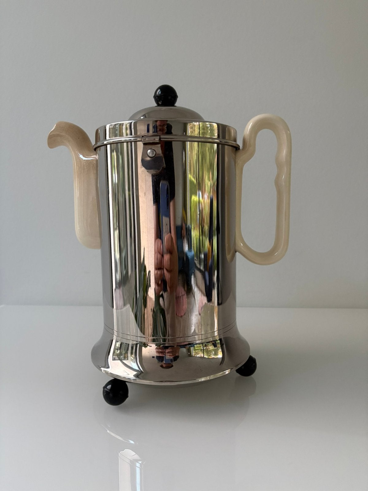 Art Deco koffiekan van merk Benraad, ontwerp uit 1930, Antiek en Kunst, Antiek | Keramiek en Aardewerk, Ophalen of Verzenden