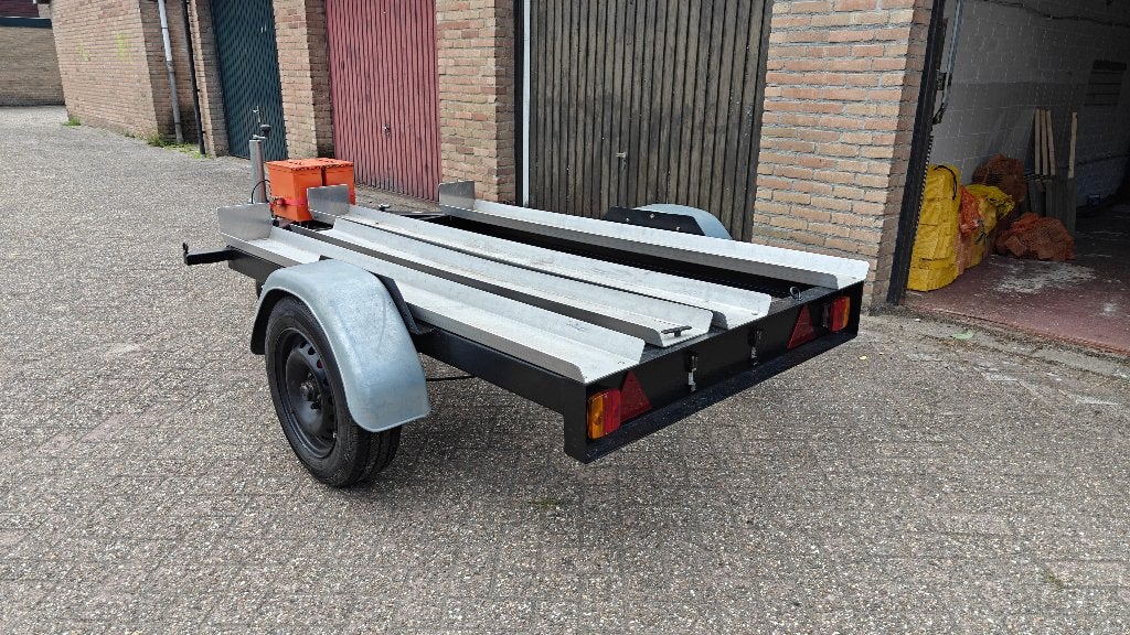 Geremde aanhanger voor 3 kleine of 2 grote motoren (<750kg)!, Auto diversen, Aanhangers en Bagagewagens, Ophalen