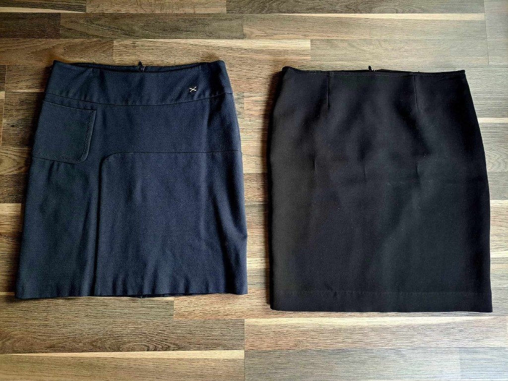 Recht rokje, Natan of Scapa, M en L, Kleding | Dames, Maat 38/40 (M), Scapa, Blauw, Ophalen of Verzenden