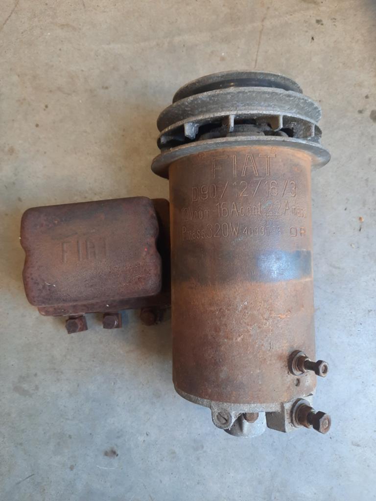 Fiat Dynamo D.90/12/16/3 - 12V 16A 320W, Ophalen of Verzenden, Fiat