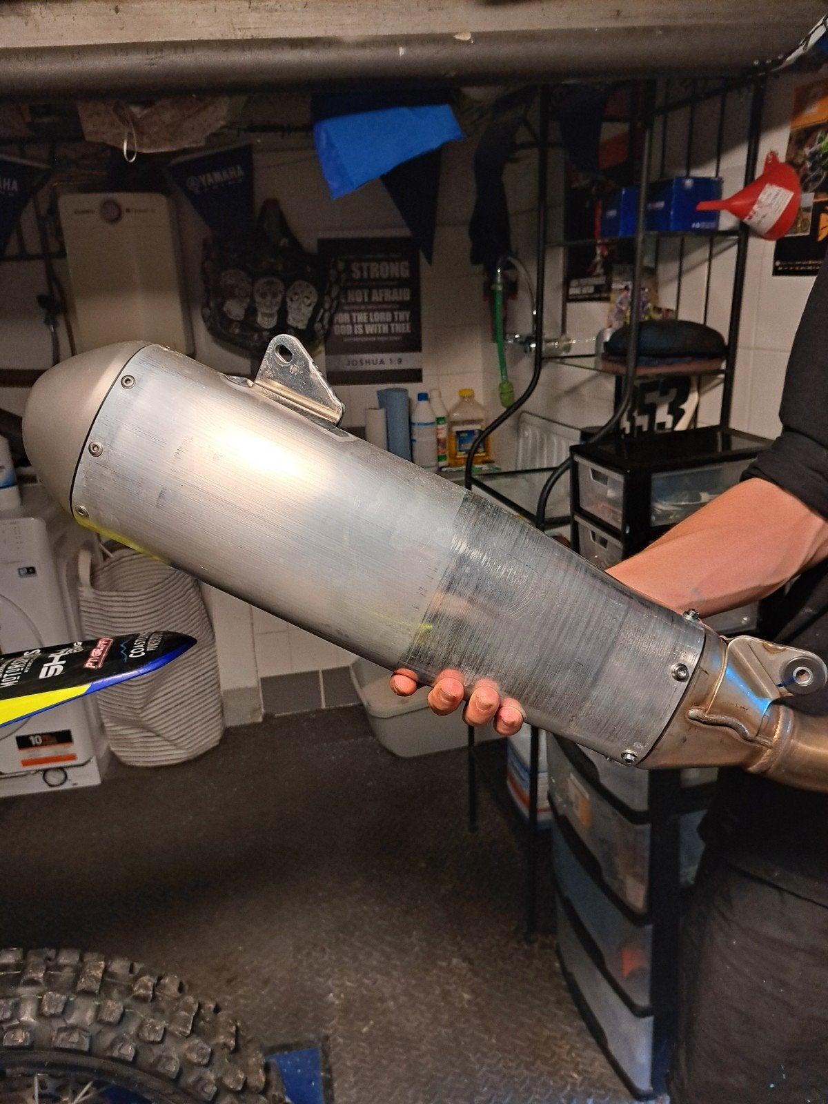 YZ 250F originele uitlaat - Gloednieuw!, Ophalen of Verzenden, Nieuw