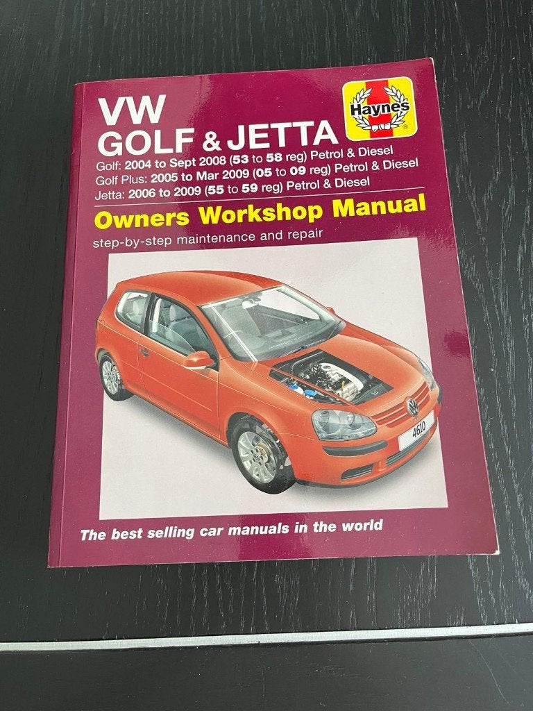Haynes VW Golf werkplaats handleiding, Ophalen