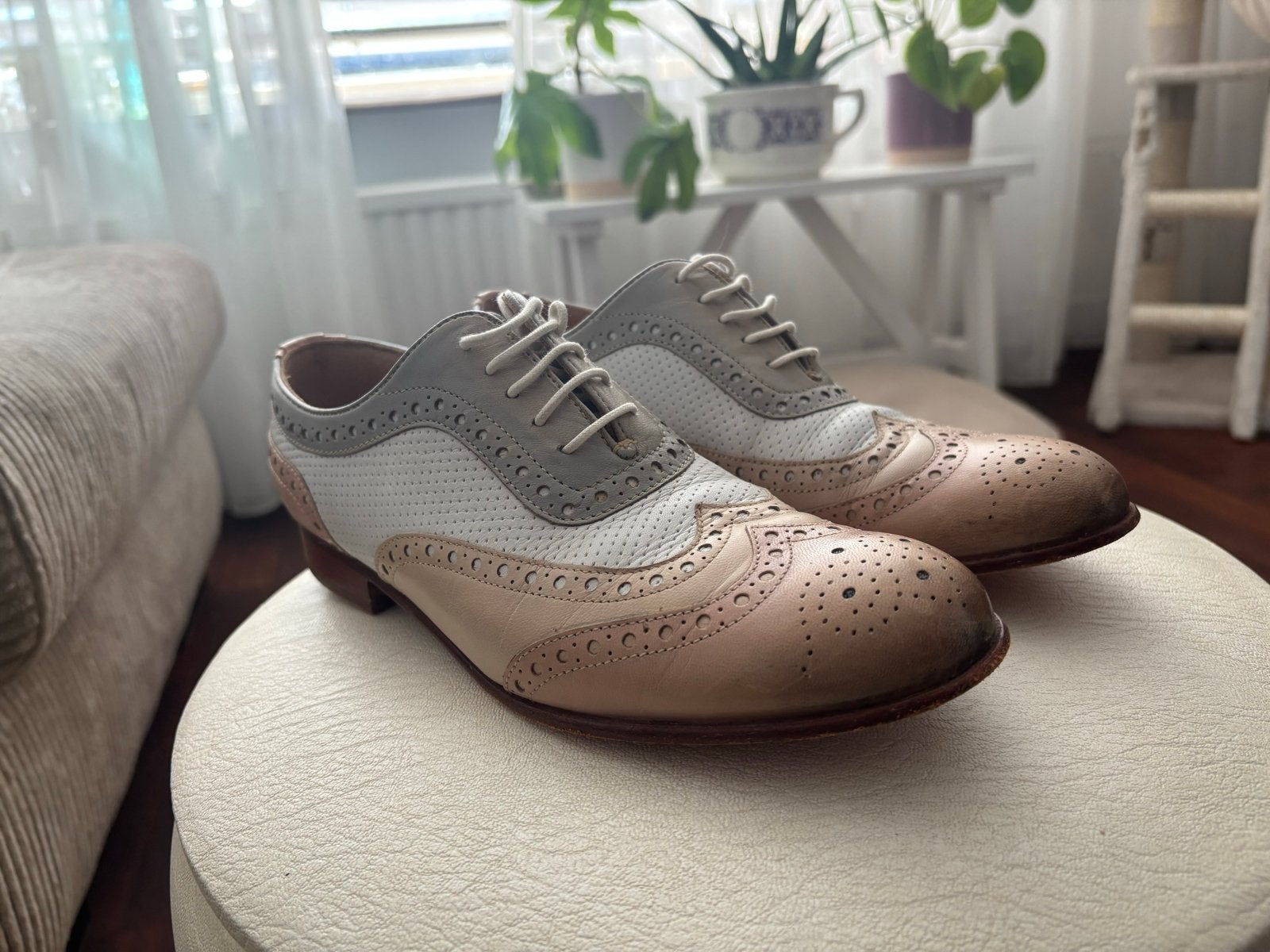 Melvin & Hamilton Oxford schoenen - Zo goed als nieuw 38., Ophalen of Verzenden, Zo goed als nieuw, Wit, Overige typen
