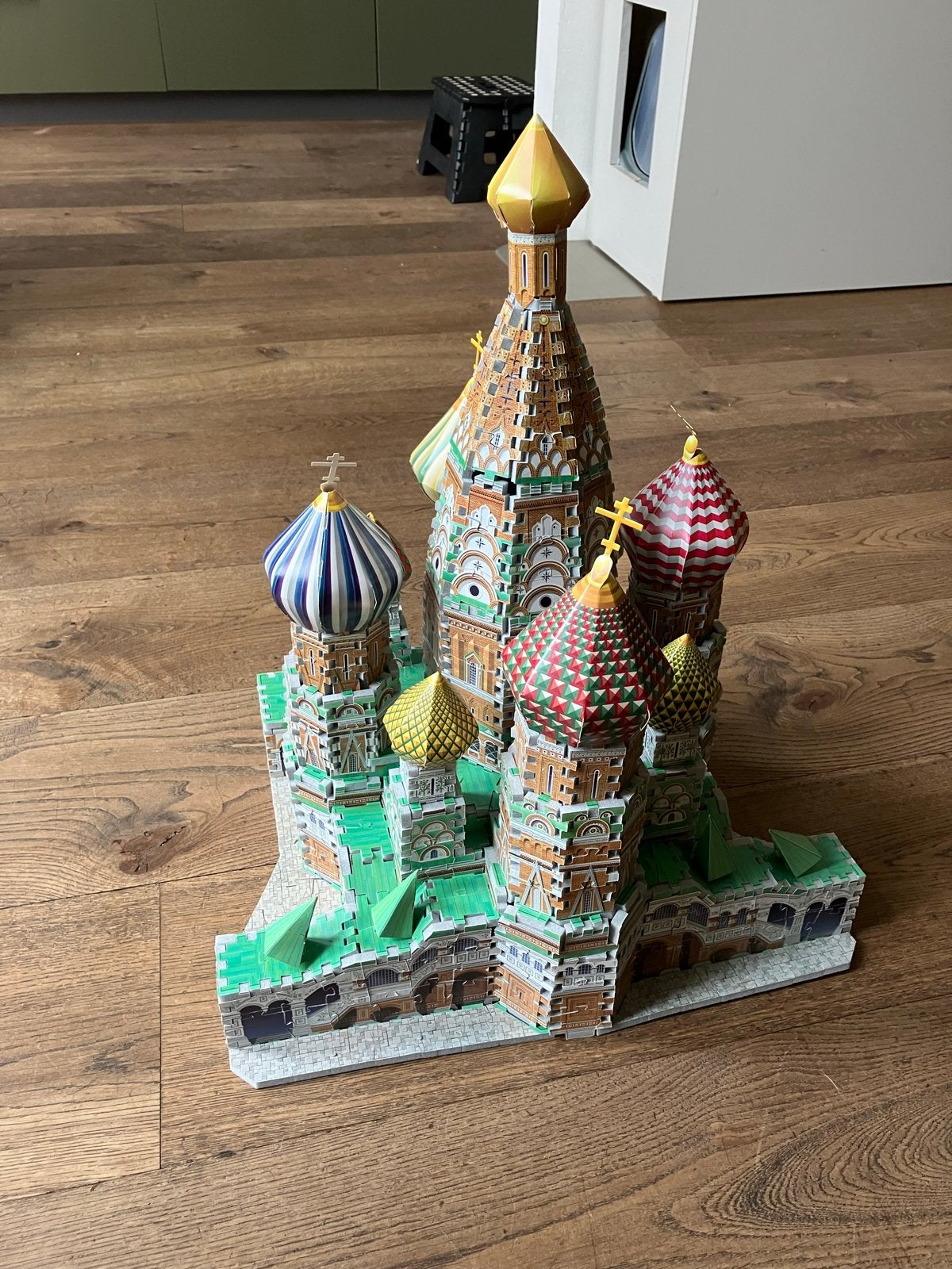 3D Puzzel St. Basil's Cathedral Moskou, Ophalen of Verzenden, 500 t/m 1500 stukjes, Gebruikt, Rubik's of 3D-puzzel