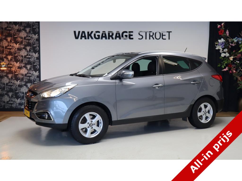 Hyundai ix35 2.0i Business Ed.| el.pano | cruise | trekh | c, Gebruikt, Zwart, 4 cilinders, Leder en Stof