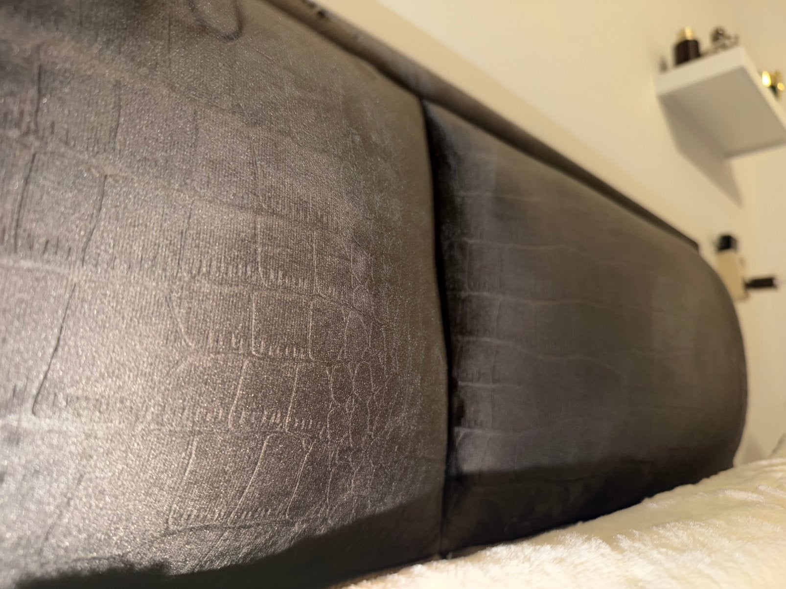 Foto 4 van Boxspring suede antraciet met opbergruimte