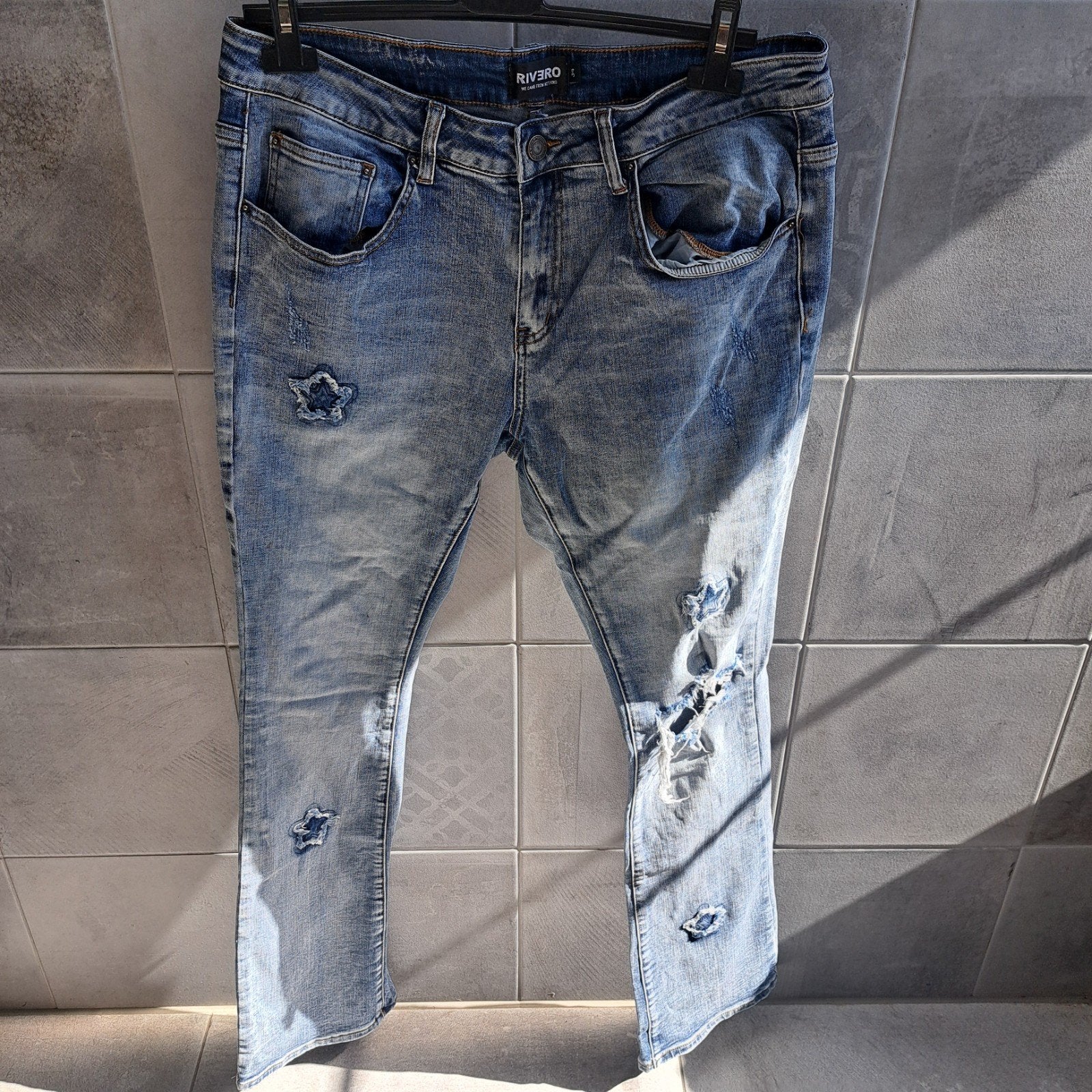 Rivero Damaged Jeans Maat 34 - Stoere Look