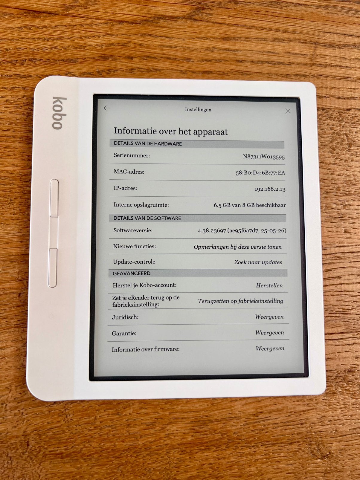 E-Reader Kobo Libra H2O, Ophalen of Verzenden, Zo goed als nieuw